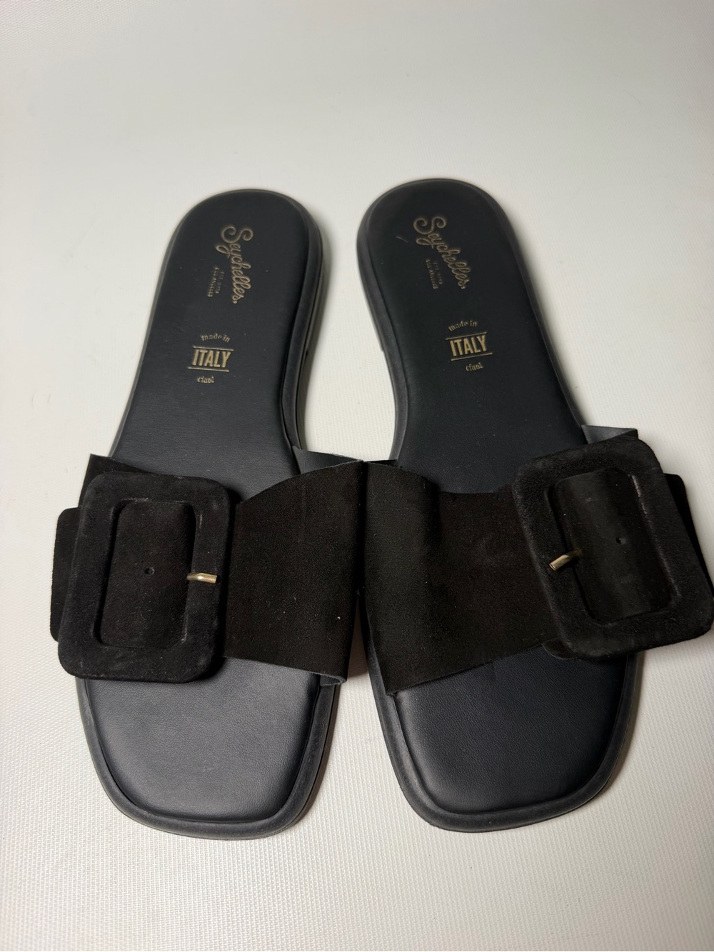 Seychelles Manhattan Suede Sandals - sz 9.5